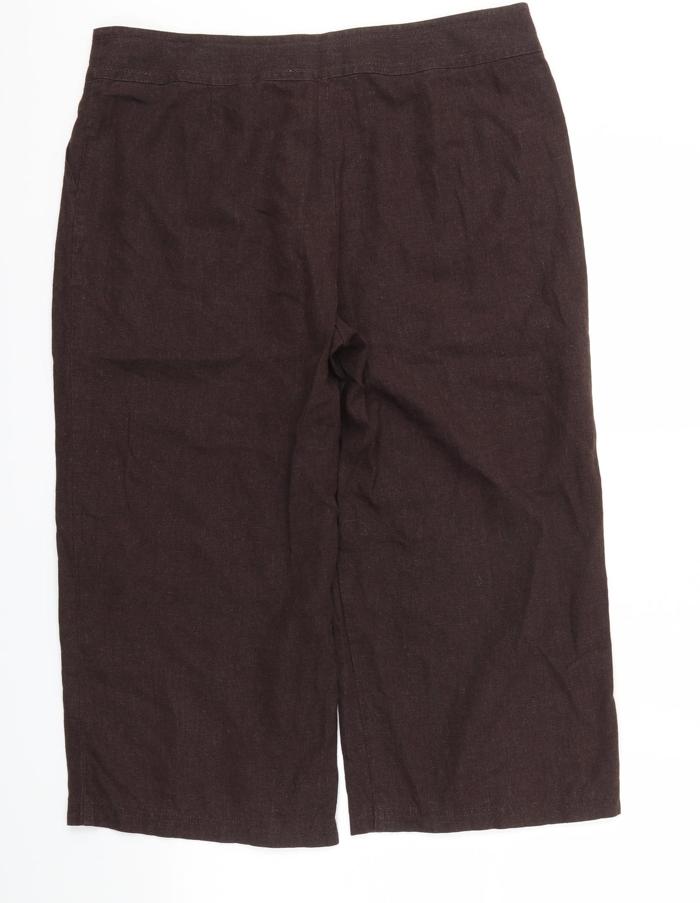 M&S Womens Brown   Trousers  Size 16 L21 in