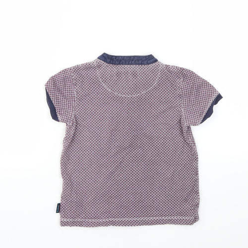 Baker Boys Purple Argyle/Diamond  Basic T-Shirt Size 18-24 Months