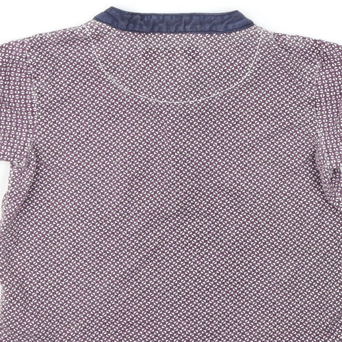 Baker Boys Purple Argyle/Diamond  Basic T-Shirt Size 18-24 Months