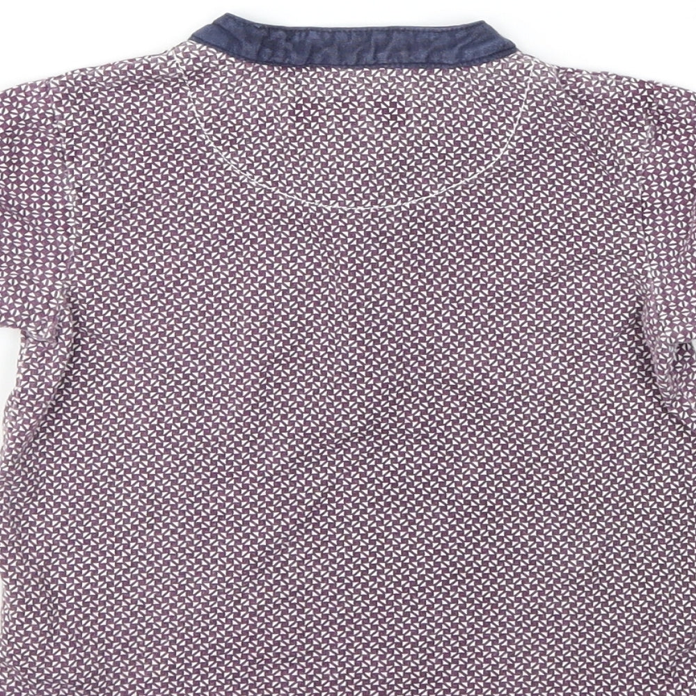 Baker Boys Purple Argyle/Diamond  Basic T-Shirt Size 18-24 Months