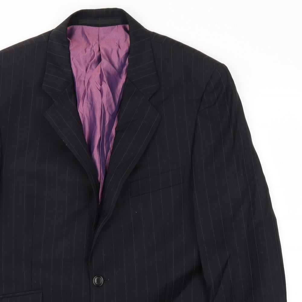 Linea Mens Black   Jacket Blazer Size 40