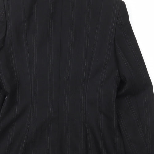 NEXT  Womens Black Striped  Jacket Blazer Size 10