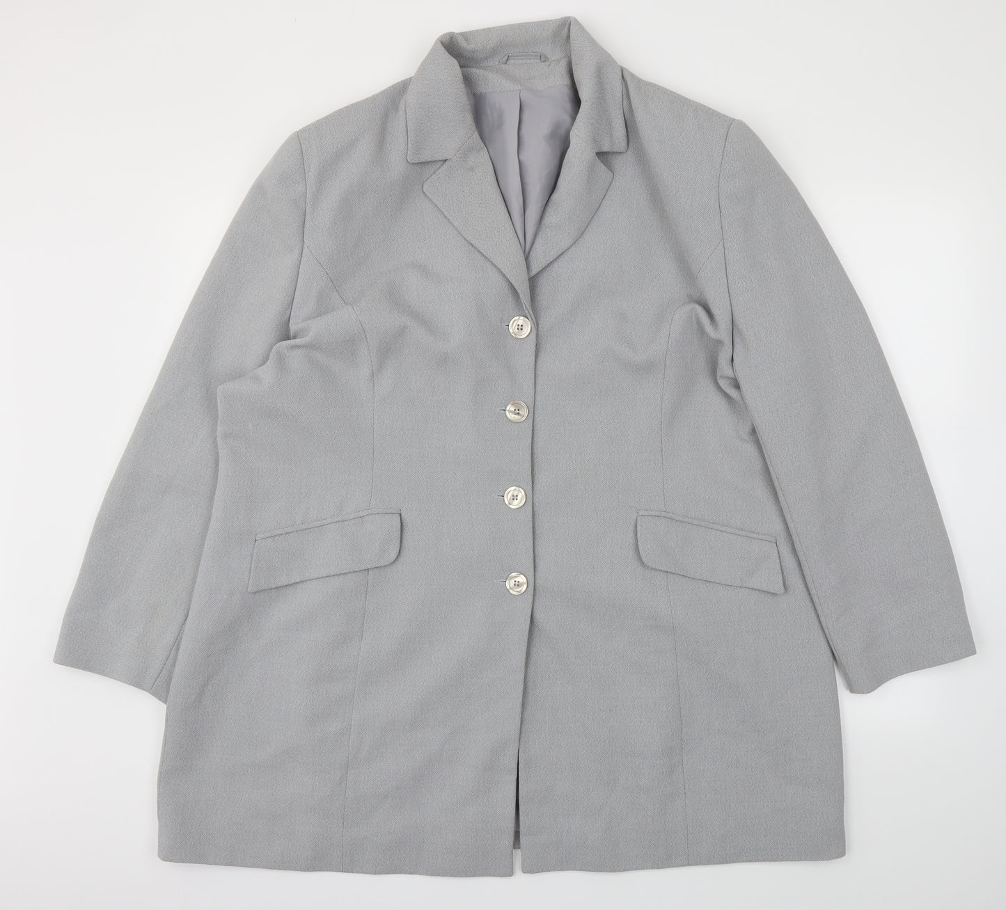 INITALS Womens Grey   Jacket Blazer Size 24