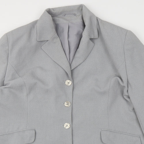 INITALS Womens Grey   Jacket Blazer Size 24