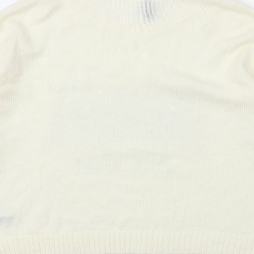 H&M Womens Ivory   Pullover Jumper Size S