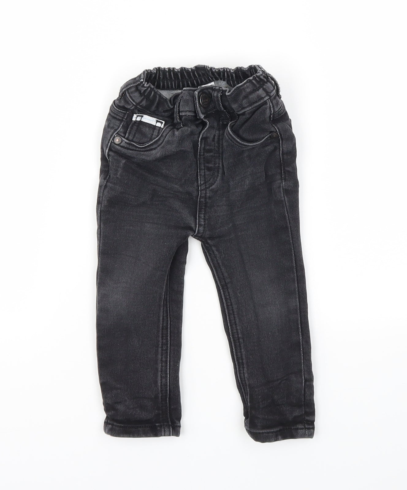 George Boys Black   Capri Trousers Size 9-12 Months
