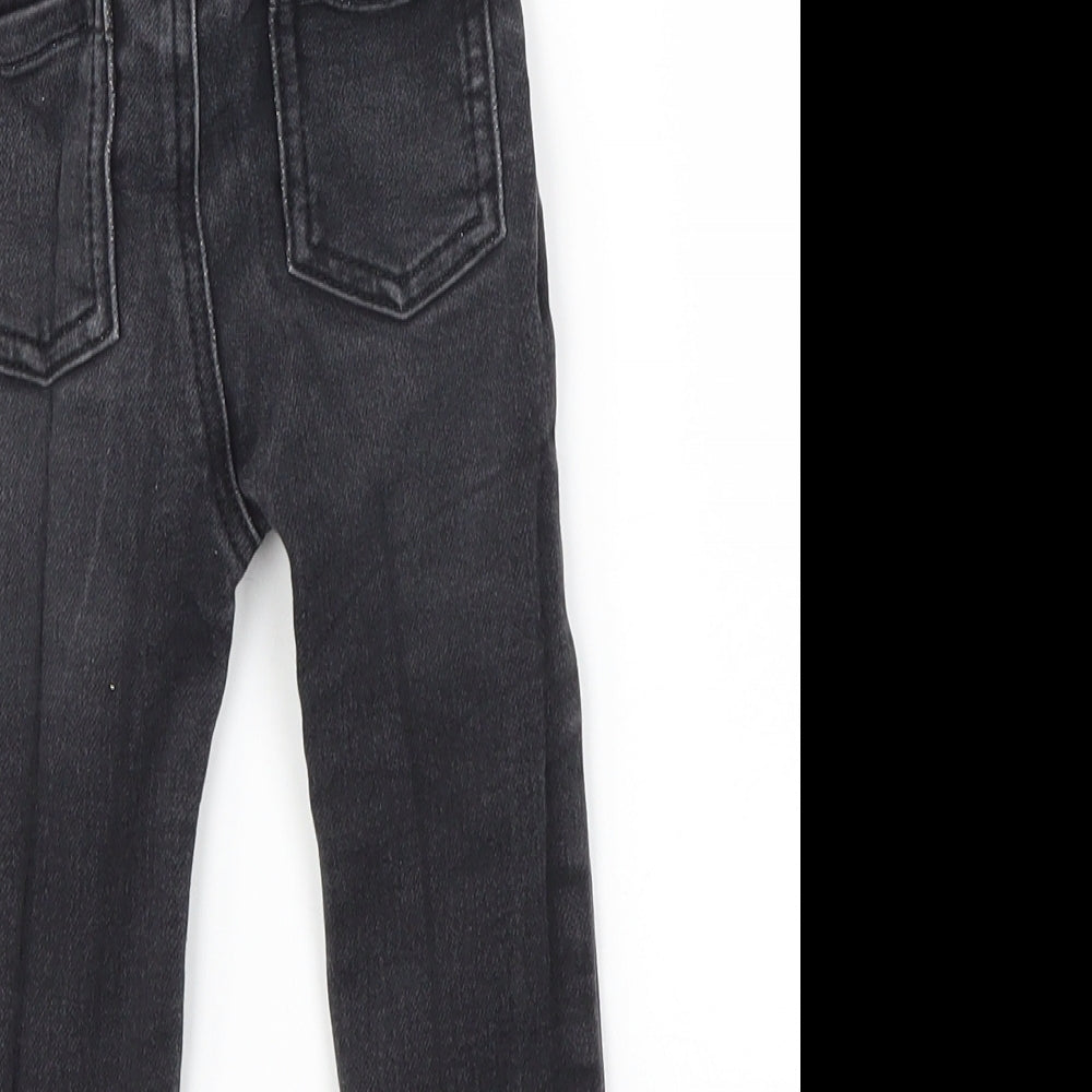 George Boys Black   Capri Trousers Size 9-12 Months