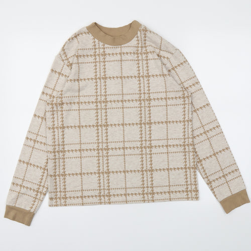 NEXT  Womens Brown Argyle/Diamond  Pullover Jumper Size 12