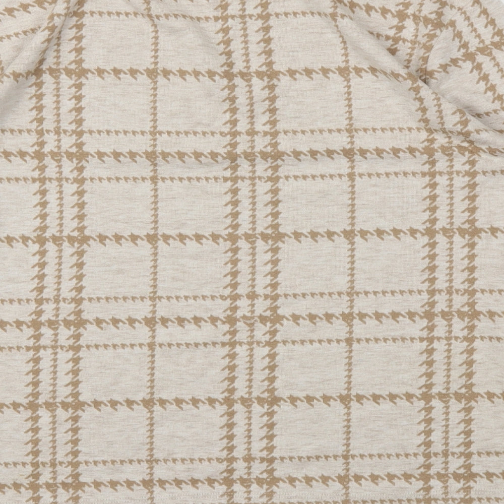 NEXT  Womens Brown Argyle/Diamond  Pullover Jumper Size 12