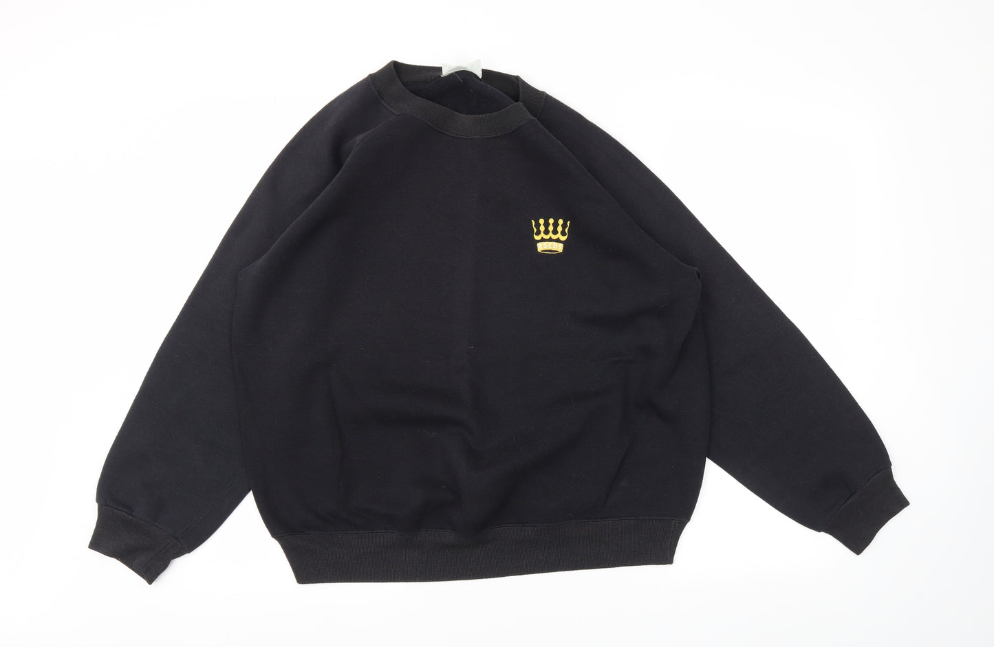 BALMOTAL Mens Black   Pullover Hoodie Size L