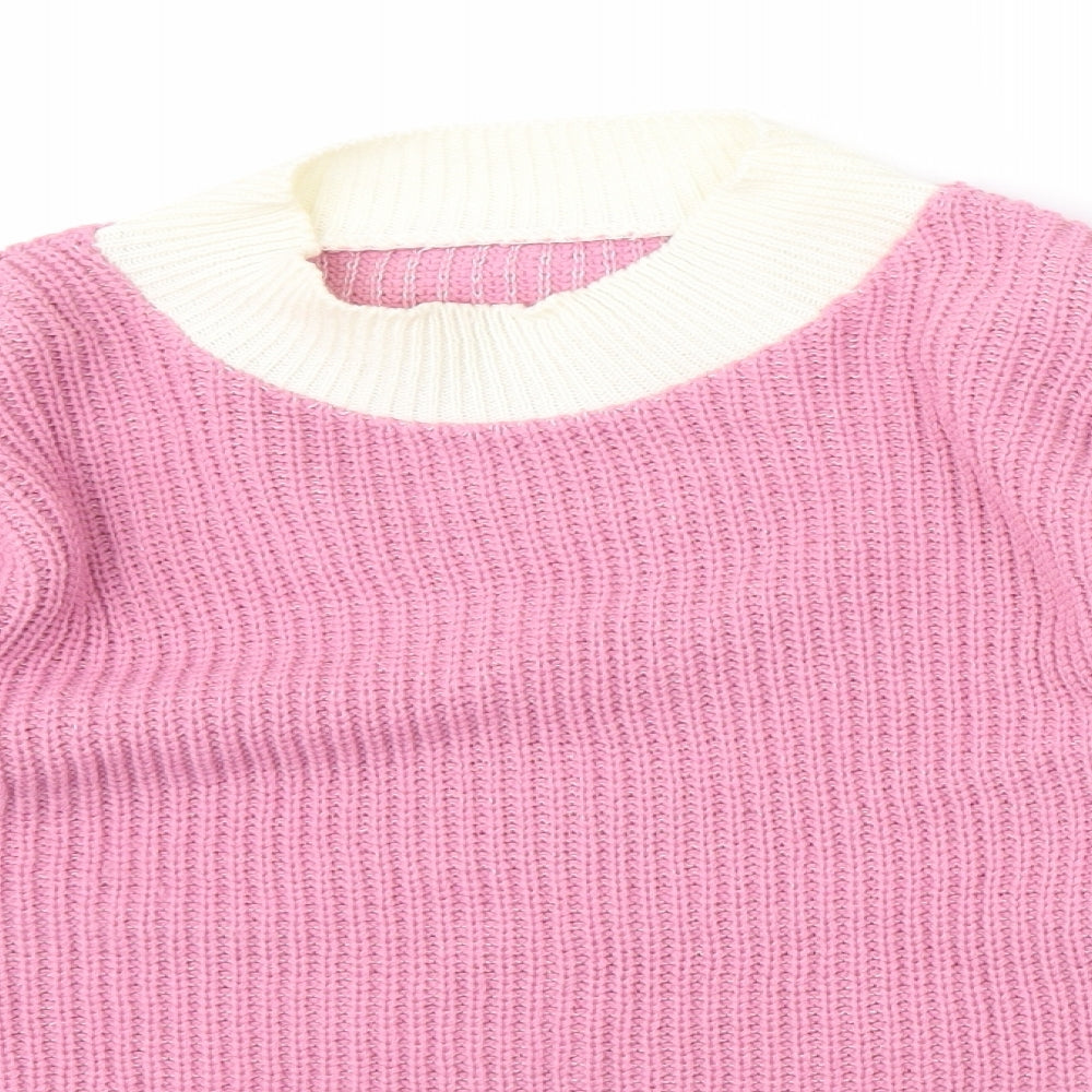 PREWORN  Womens Pink   Pullover Jumper Size M