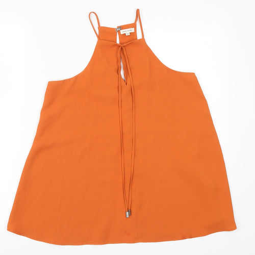 River Island Womens Orange   Basic Tank Size 8