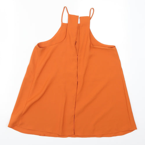 River Island Womens Orange   Basic Tank Size 8