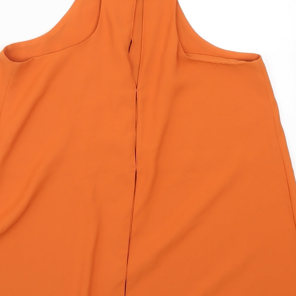River Island Womens Orange   Basic Tank Size 8