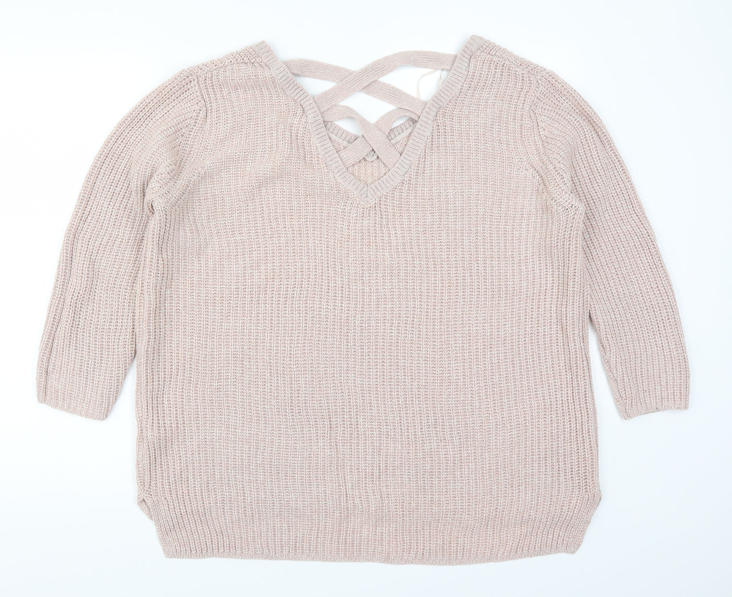 F&F Womens Pink   Pullover Jumper Size 14