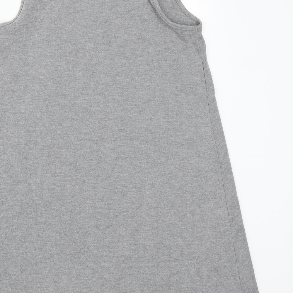 Topshop Womens Grey   A-Line  Size 10