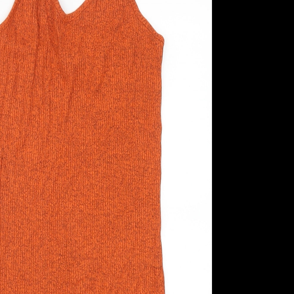 Topshop Womens Orange   Mini  Size 8