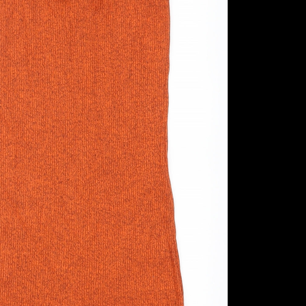 Topshop Womens Orange   Mini  Size 8