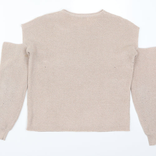 Retro Icone Womens Pink   Pullover Jumper Size S