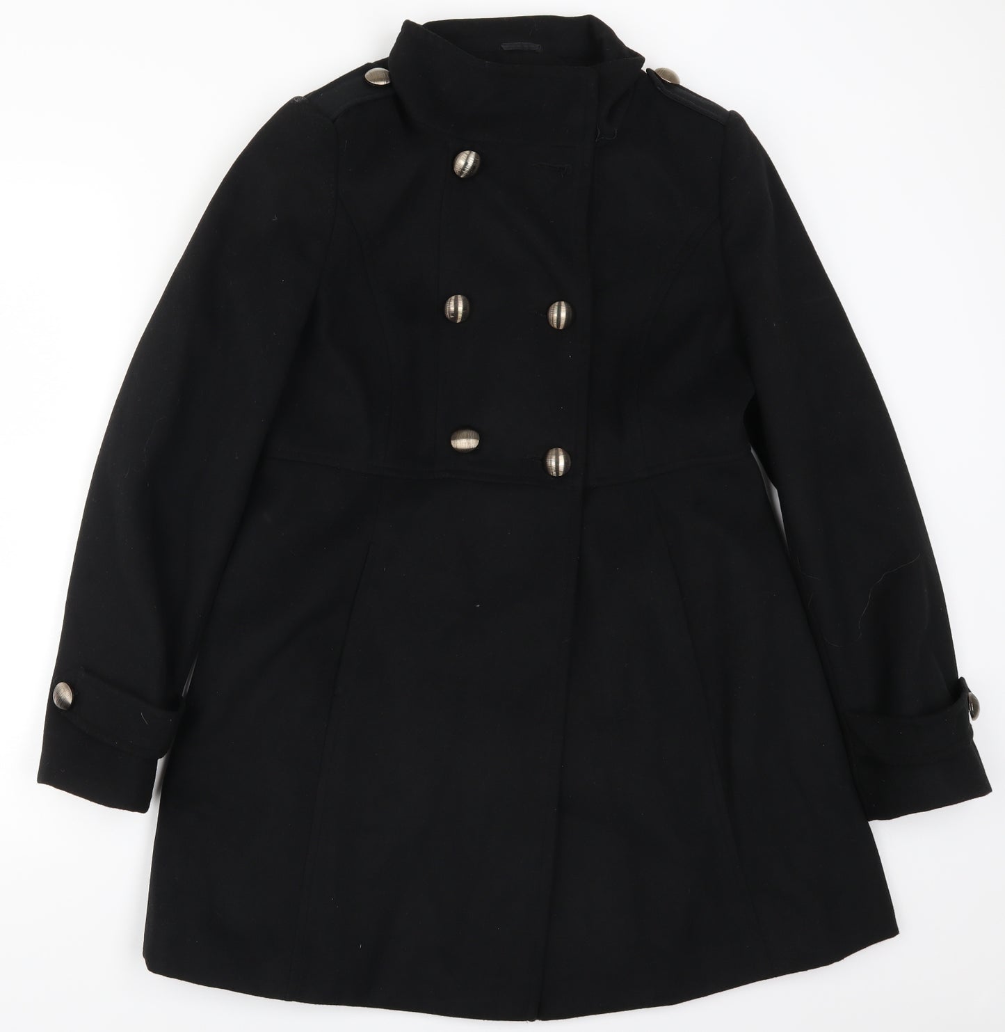 George Womens Black   Pea Coat Coat Size 14
