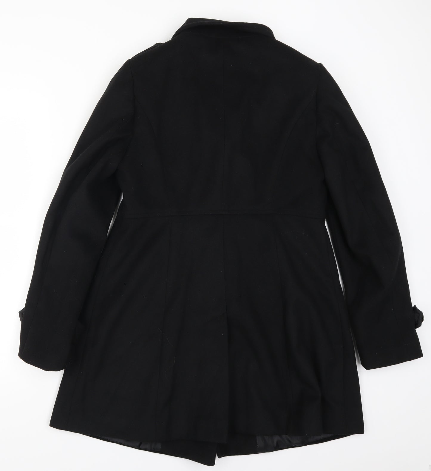 George Womens Black   Pea Coat Coat Size 14