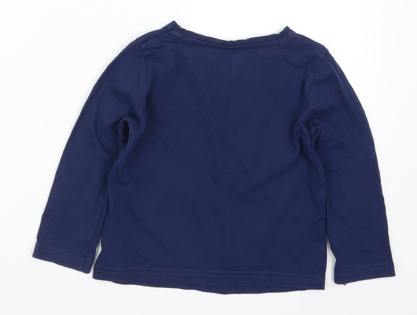 Nutmeg Boys Blue   Basic T-Shirt Size 2-3 Years  - Diggers