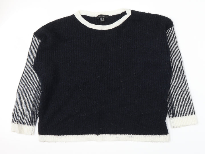 Atmosphere Womens Black Striped  Pullover Jumper Size 18  - .