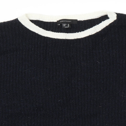 Atmosphere Womens Black Striped  Pullover Jumper Size 18  - .