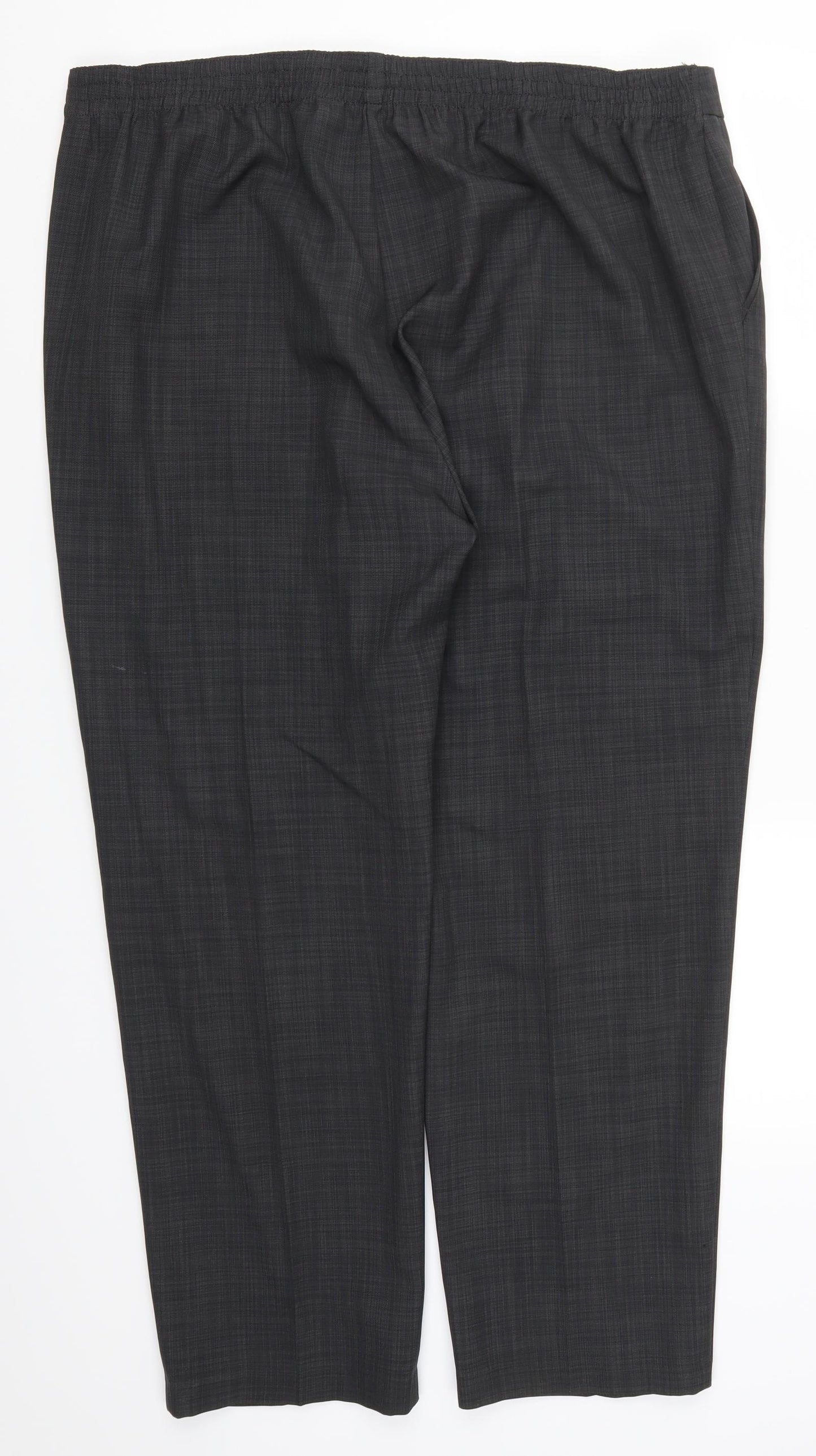 Marks and Spencer Womens Grey   Trousers  Size 20 L28 in