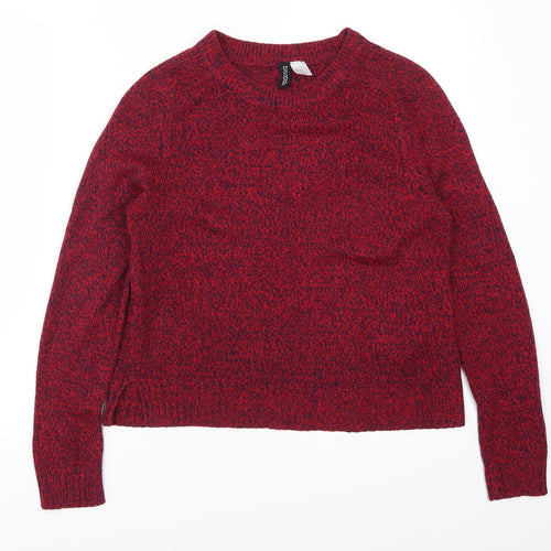H&M Womens Red   Pullover Jumper Size XS