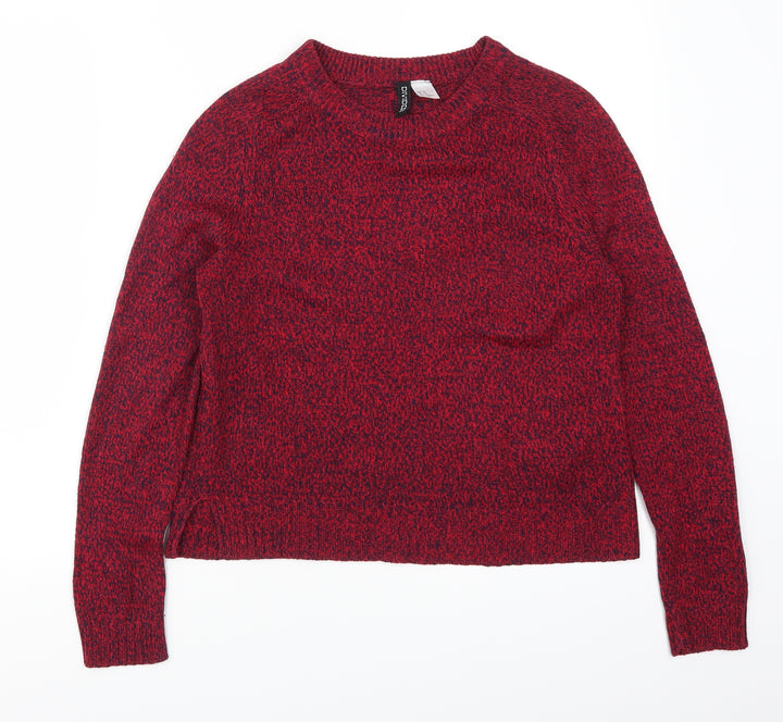 H&M Womens Red   Pullover Jumper Size XS