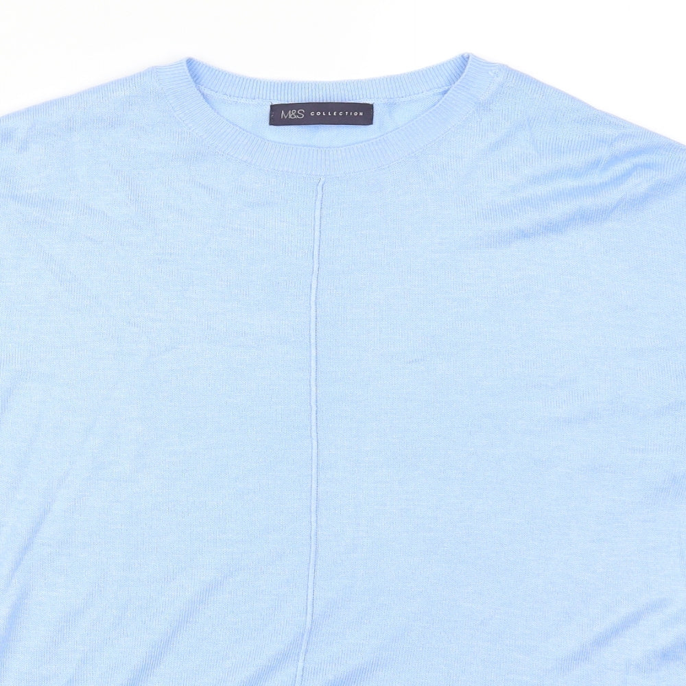 Marks and Spencer Womens Blue   Pullover Jumper Size M