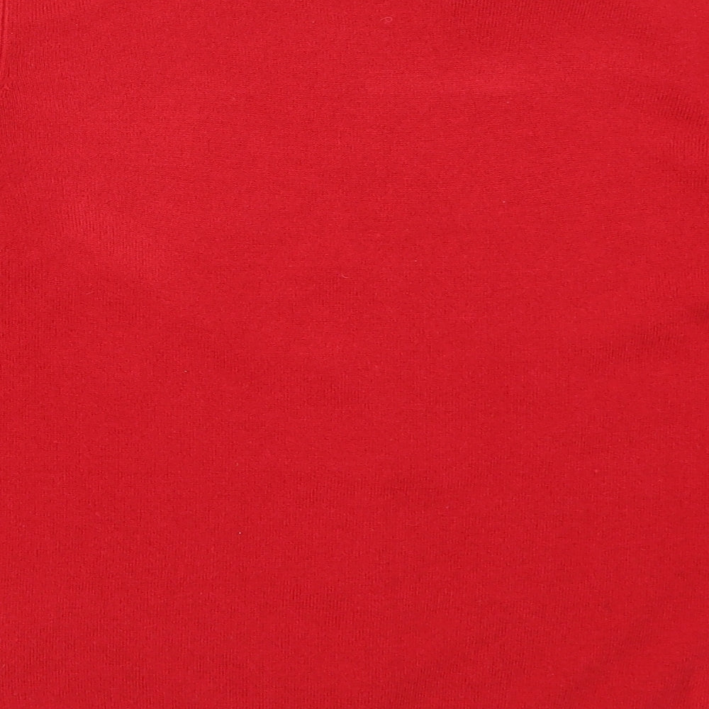 Marks and Spencer Womens Red   Cardigan Jumper Size 12
