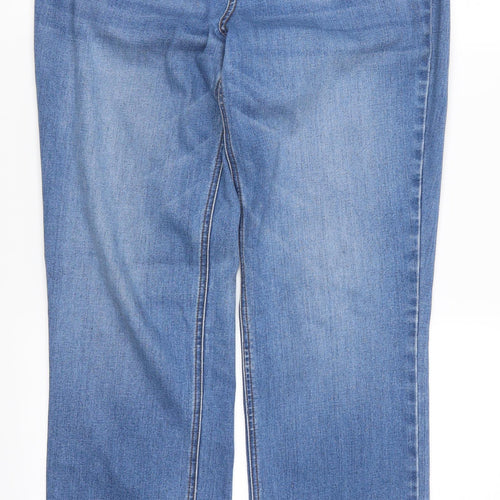 TU Womens Blue  Denim Straight Jeans Size 12 L30 in