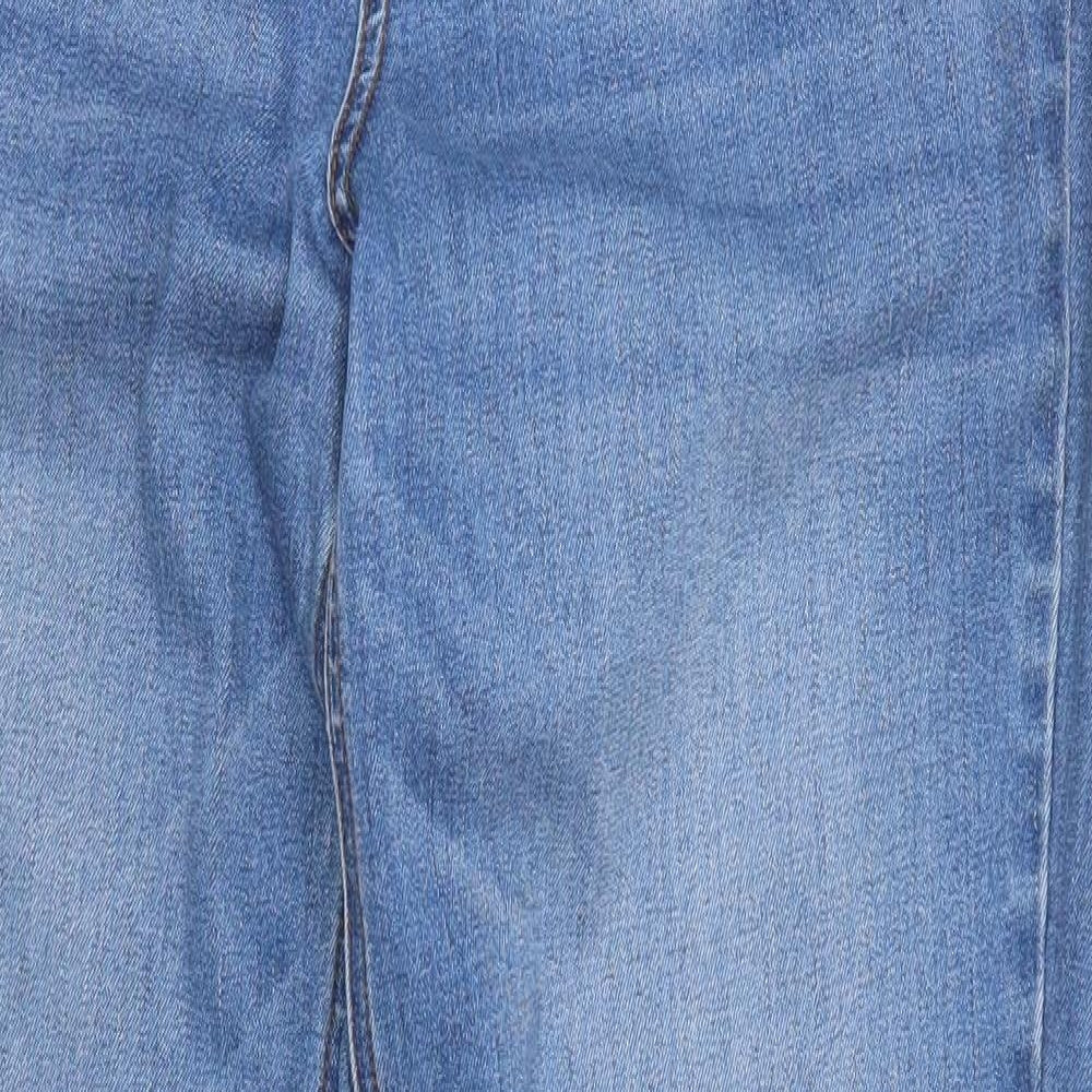 TU Womens Blue  Denim Straight Jeans Size 12 L30 in