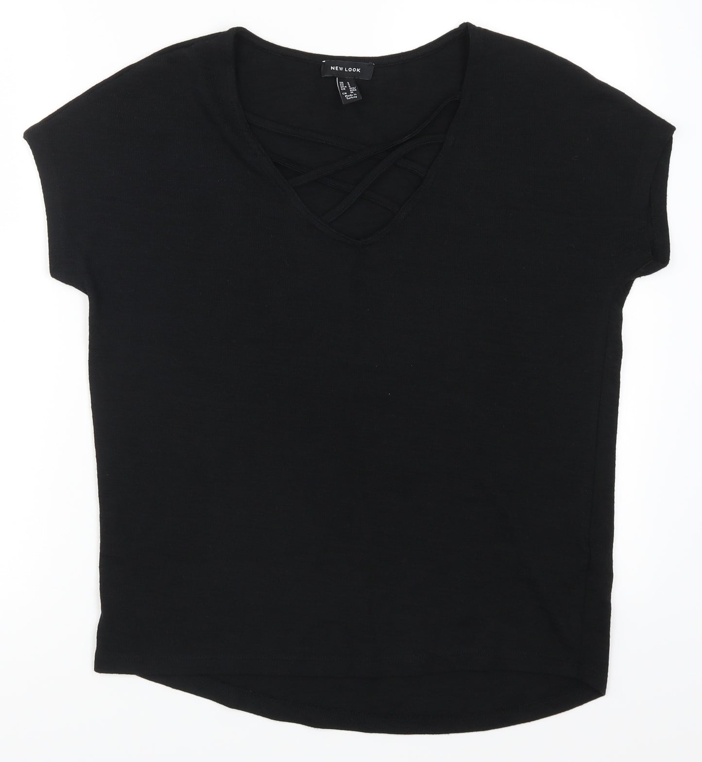 New Look Womens Black   Basic T-Shirt Size S