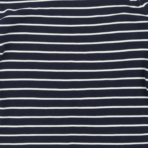 H&M Womens Blue Striped  Pullover Jumper Size M