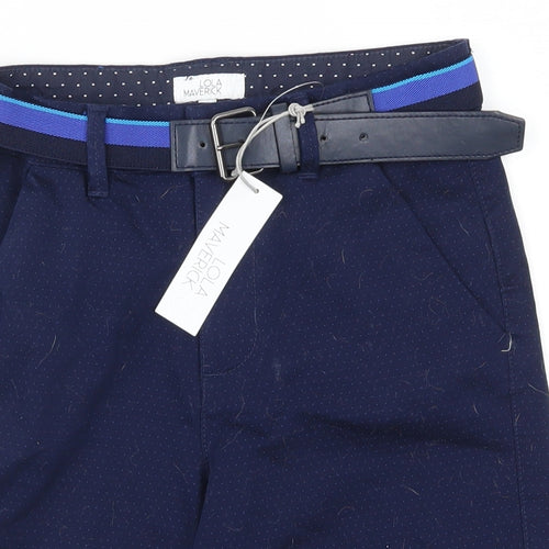Lola Maverick Boys Blue   Bermuda Shorts Size 11 Years