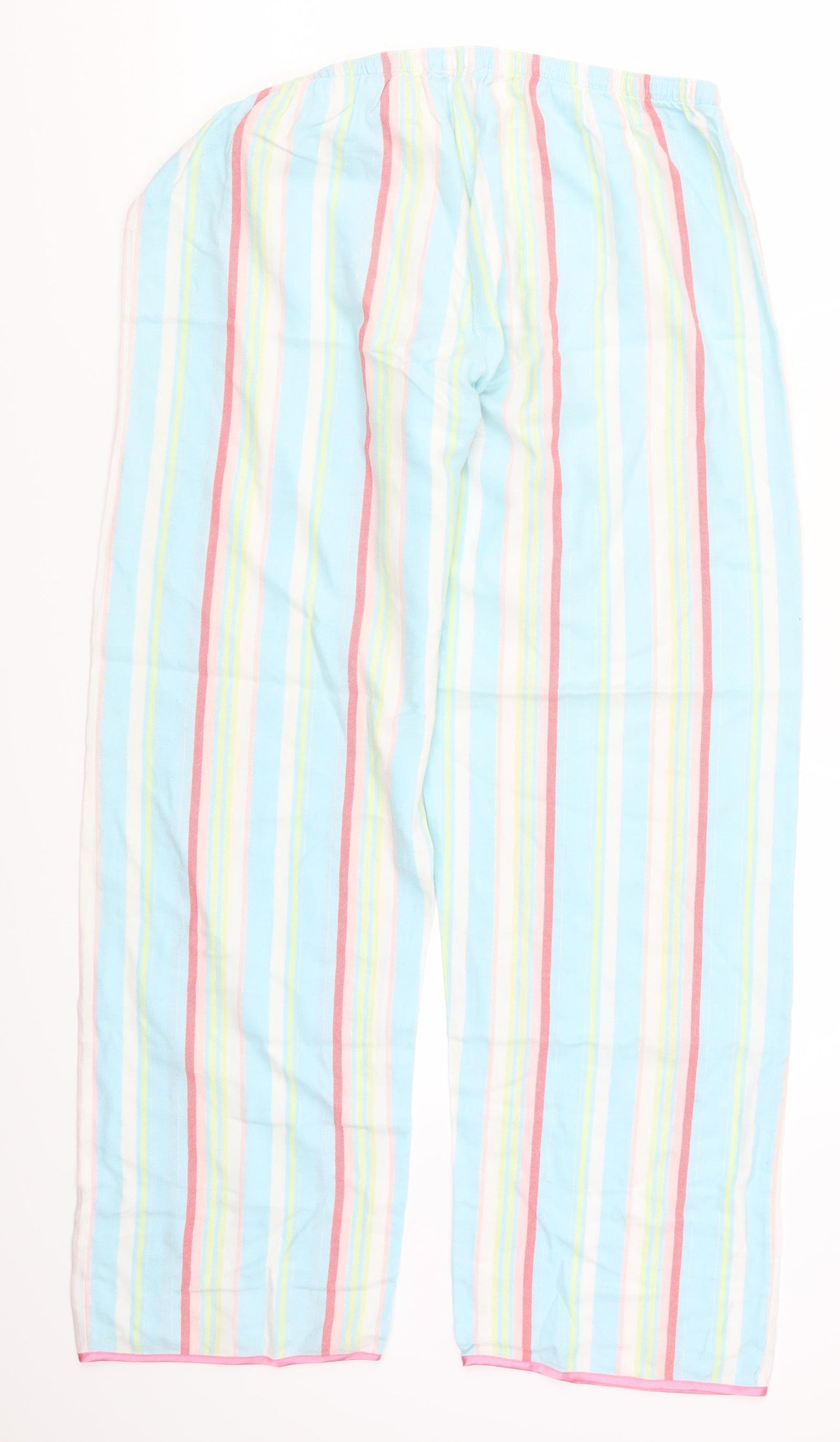 Cyberjammies Womens Blue Striped  Cargo Trousers Size 14 L27 in - Loungewear