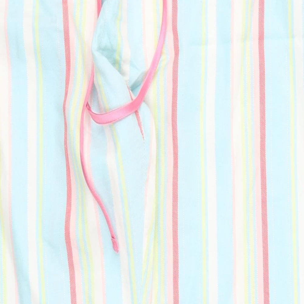 Cyberjammies Womens Blue Striped  Cargo Trousers Size 14 L27 in - Loungewear