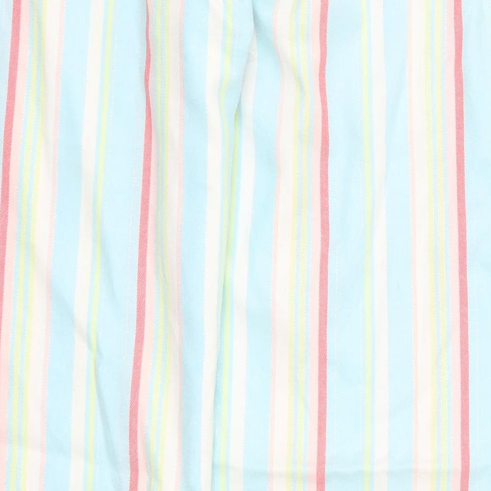 Cyberjammies Womens Blue Striped  Cargo Trousers Size 14 L27 in - Loungewear