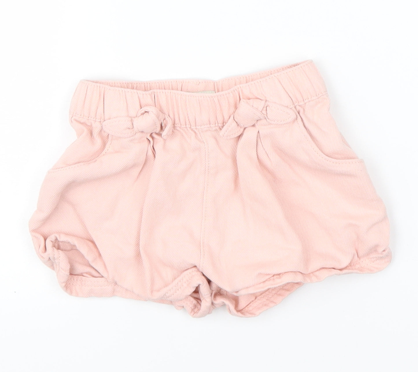 F&F Girls Pink   Cropped Trousers Size 12-18 Months