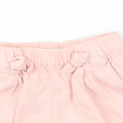 F&F Girls Pink   Cropped Trousers Size 12-18 Months