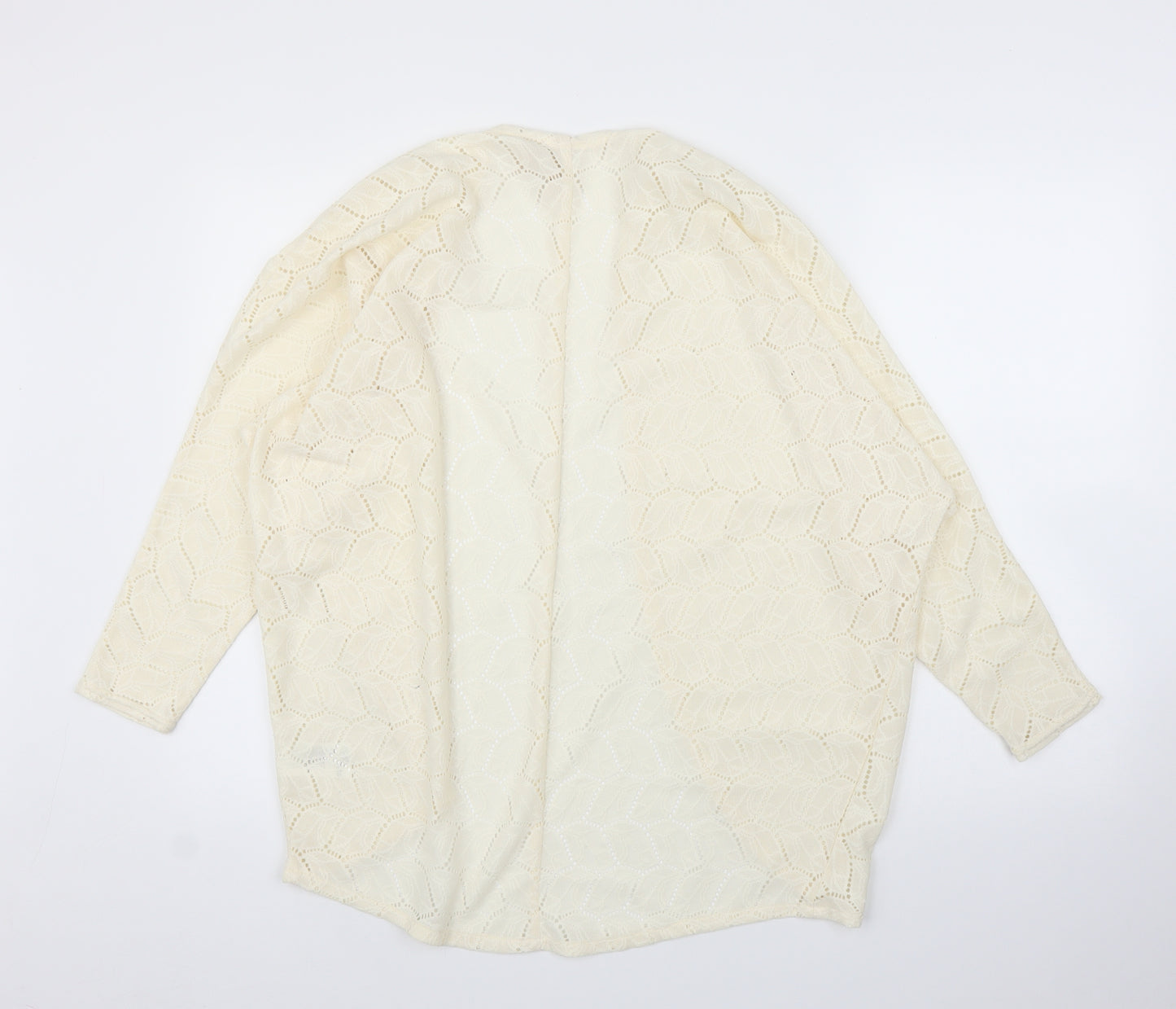 H&M Womens Ivory   Cardigan Jumper Size S