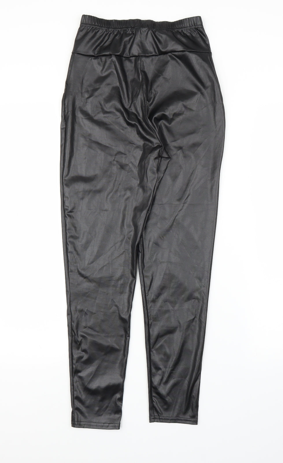 Boohoo Womens Black   Carrot Trousers Size 6 L25 in