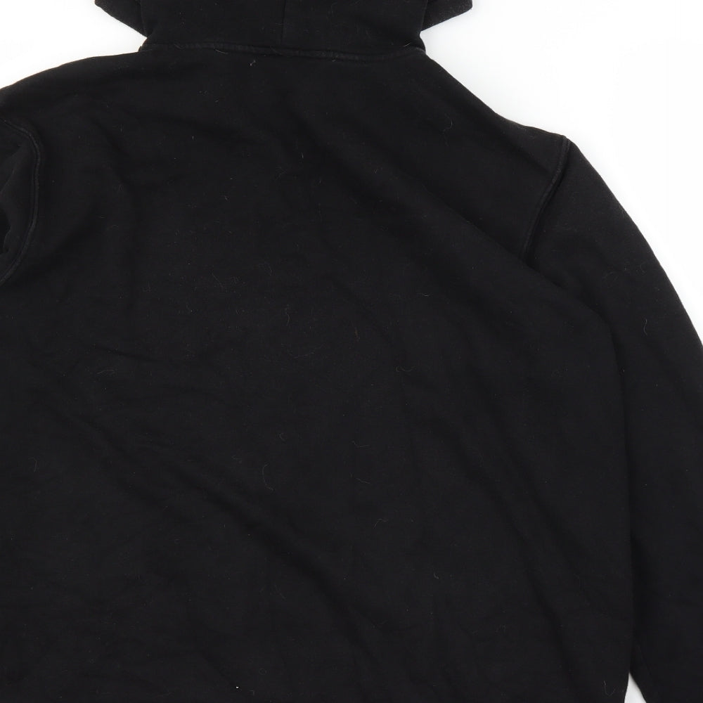 H&M Mens Black   Full Zip Hoodie Size XL