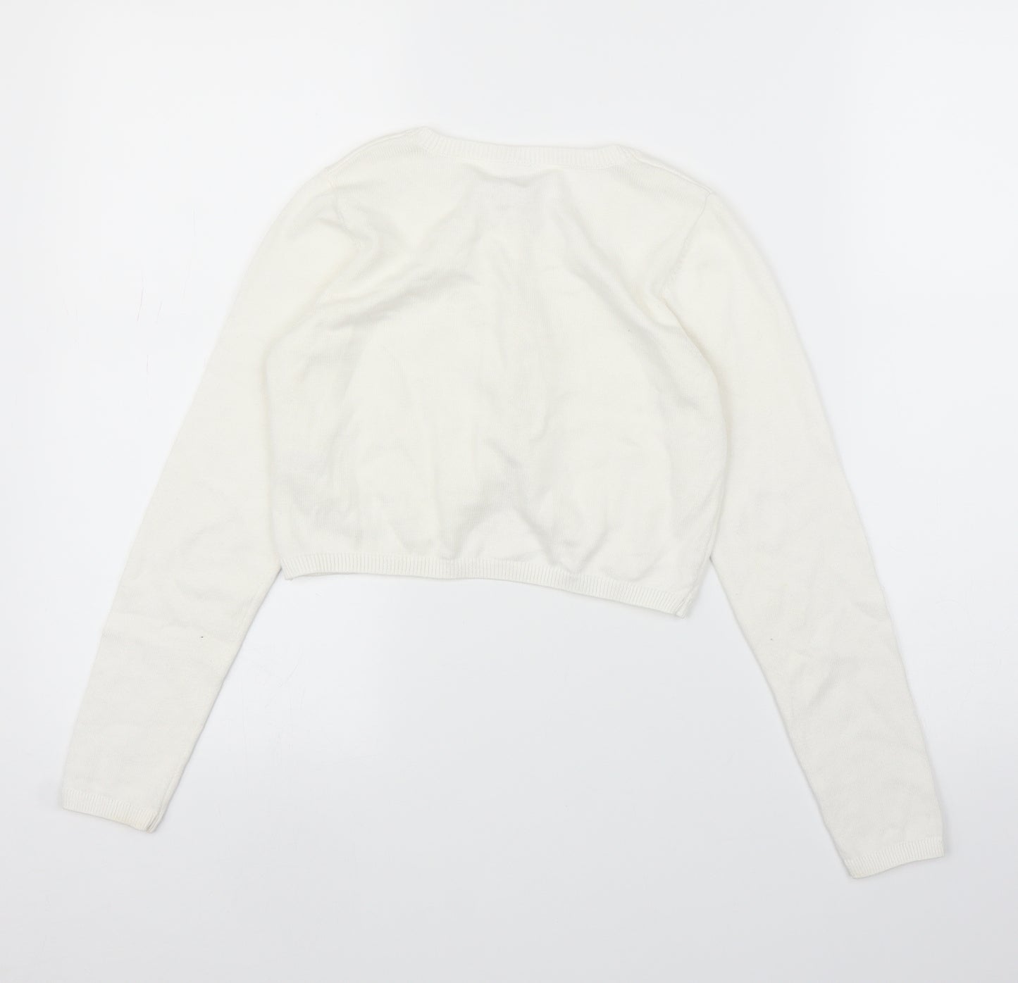 TU Girls White   Cardigan Jumper Size 9 Years
