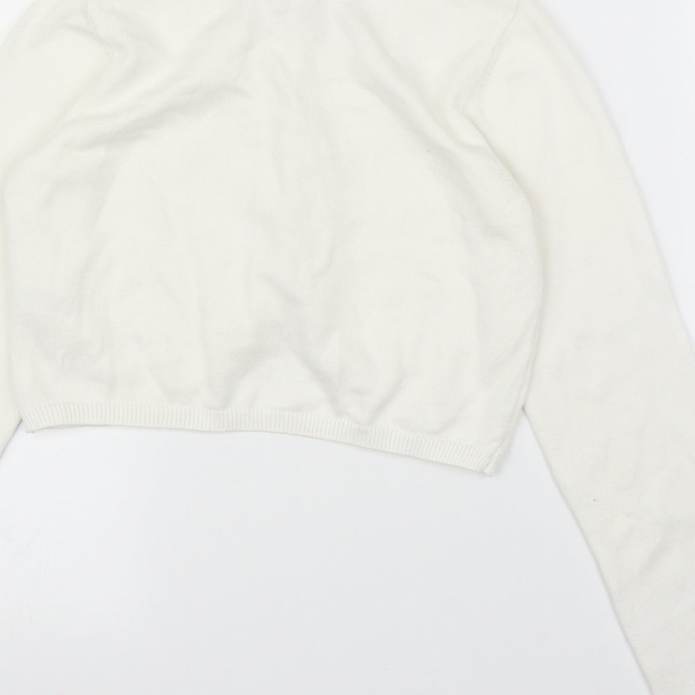 TU Girls White   Cardigan Jumper Size 9 Years