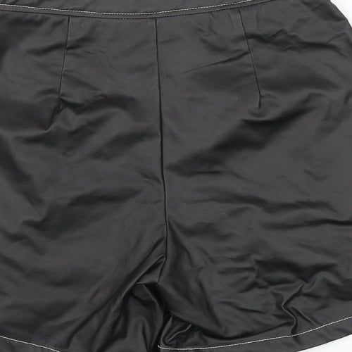 PRETTYLITTLETHING Womens Black   Sailor Shorts Size 8
