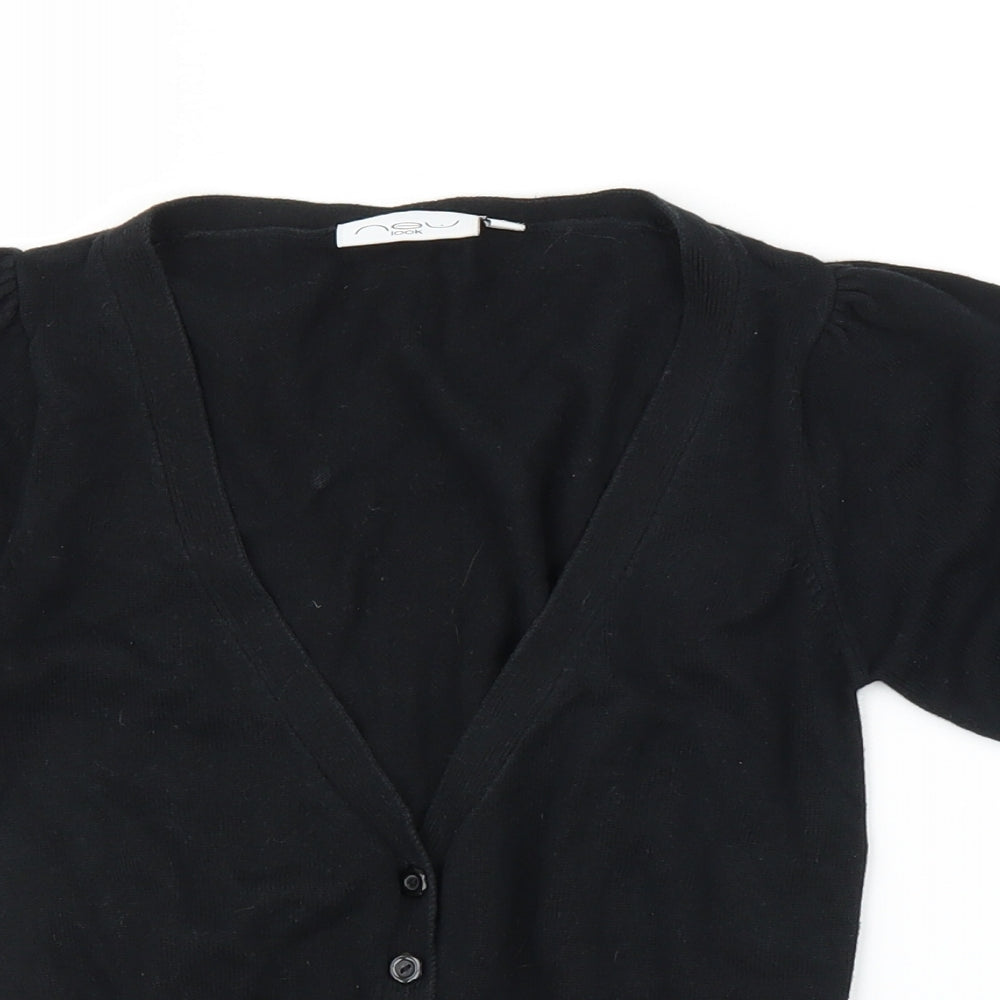 New Look Womens Black   Cardigan Jumper Size 8